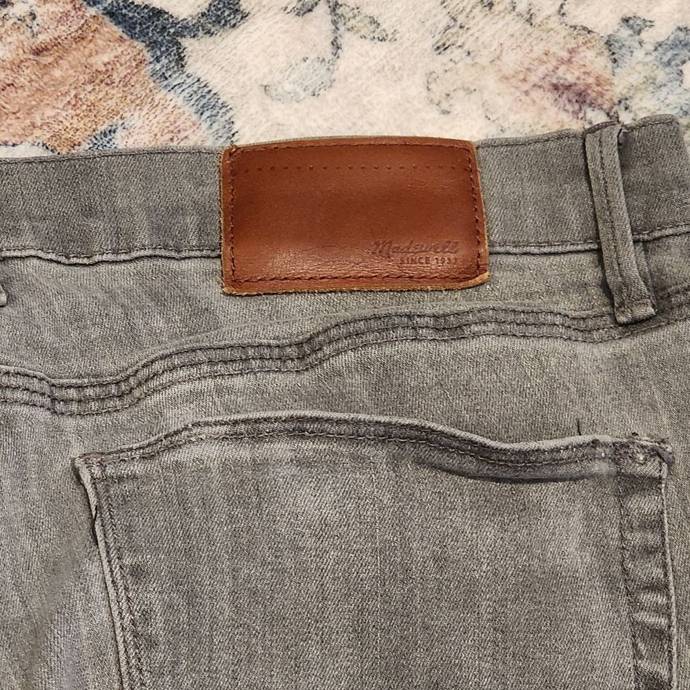 Madewell Skinny Skinny Ankle Jeans Thundercloud Gray Size 29 - Picture 7 of 13